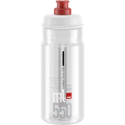 lahev ELITE Jet Clear červené logo, 550 ml
