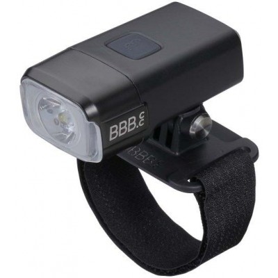 osvětlení přední BBB AdventureStrike nabíjecí USB + držák na helmu