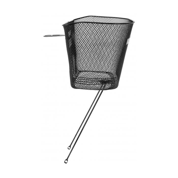 koš přední drátěný černý