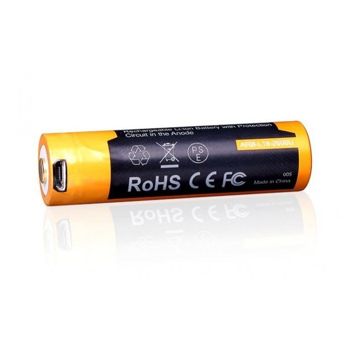 baterie 18650 Fenix USB (Li-Ion) 2600mAh
