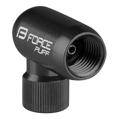 Inflátor CO2 FORCE PUFF hliníkový, černý