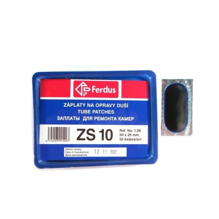 záplaty Ferdus ZS10 50x25 50ks/2.24/ks