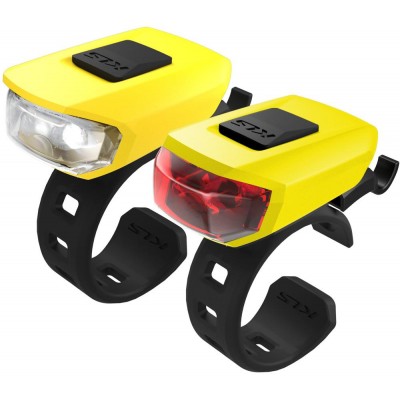 KELLYS Osvětlení set KLS VEGA, yellow