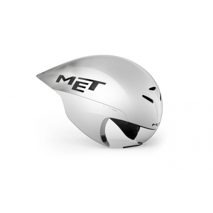 přilba MET DRONE WIDE BODY II bílá metalická